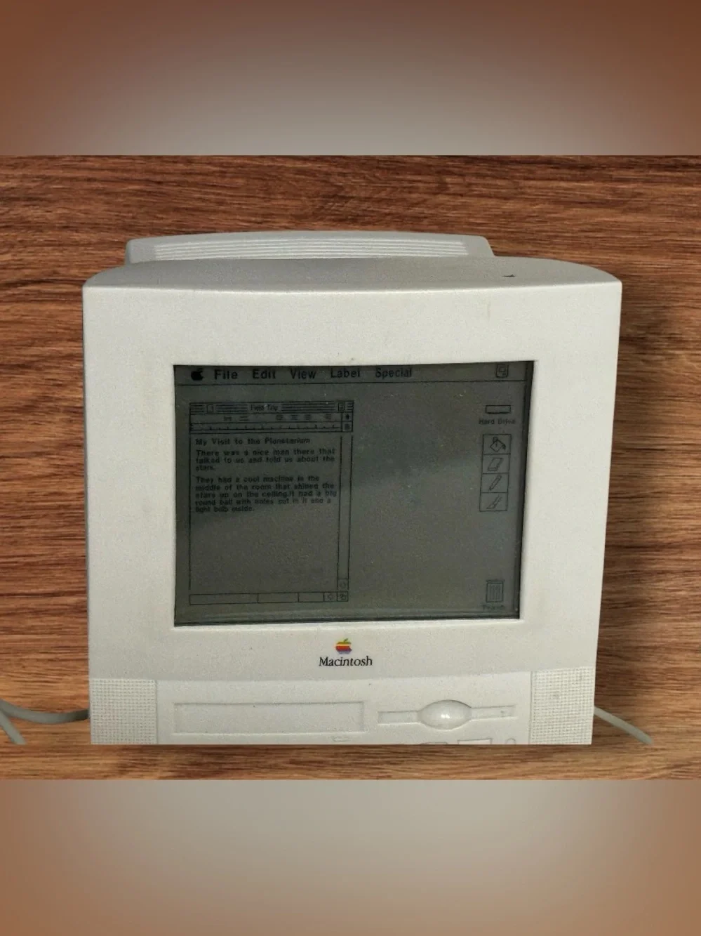 American Girl Pleasant Co Mini Macintosh Computer Retro.